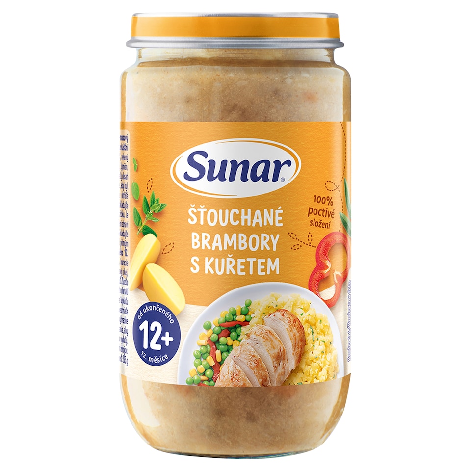 Obrázek 1 pro produkt Sunar příkrm šťouchané brambory s kuřetem 12m+, 235g