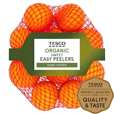 Tesco Organic Sweet Easy Peelers 4 Pack