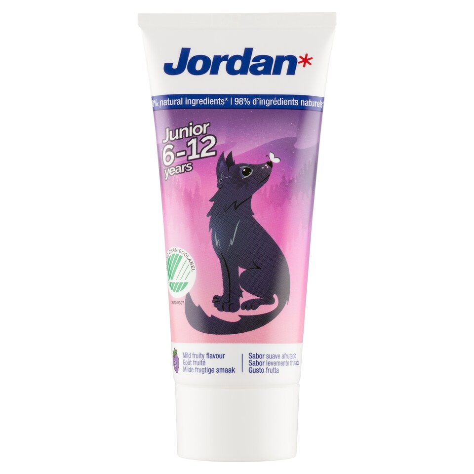 image 1 of Jordan Junior Toothpaste 6-12 Years 50ml