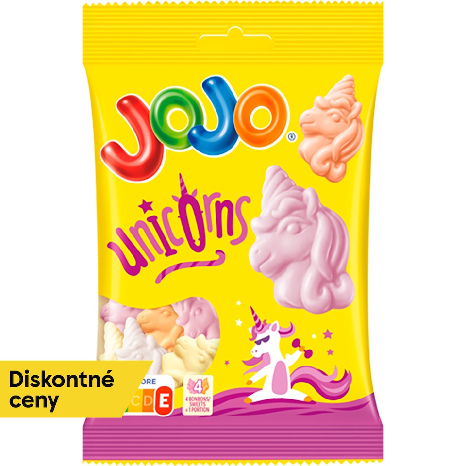 obrázok 1 z  JOJO Jednorožci želé cukríky s ovocnými príchuťami 80 g