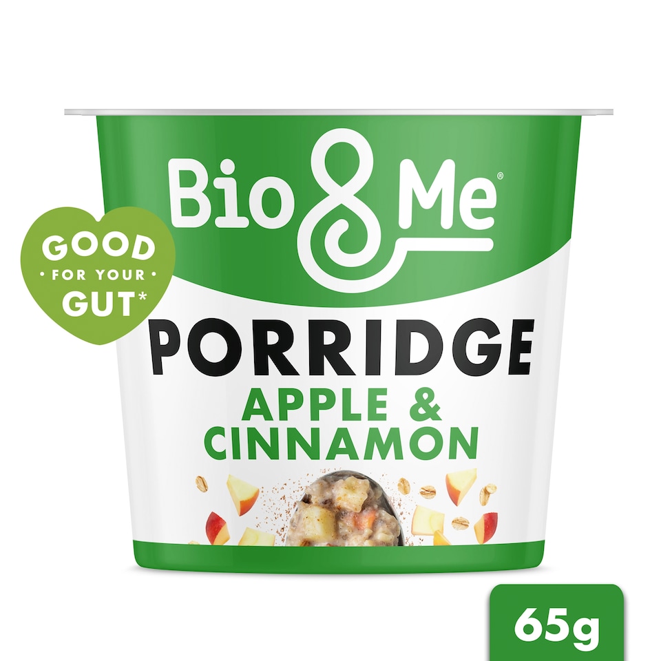 Bio&Me Apple & Cinnamon Porridge Pot 65g