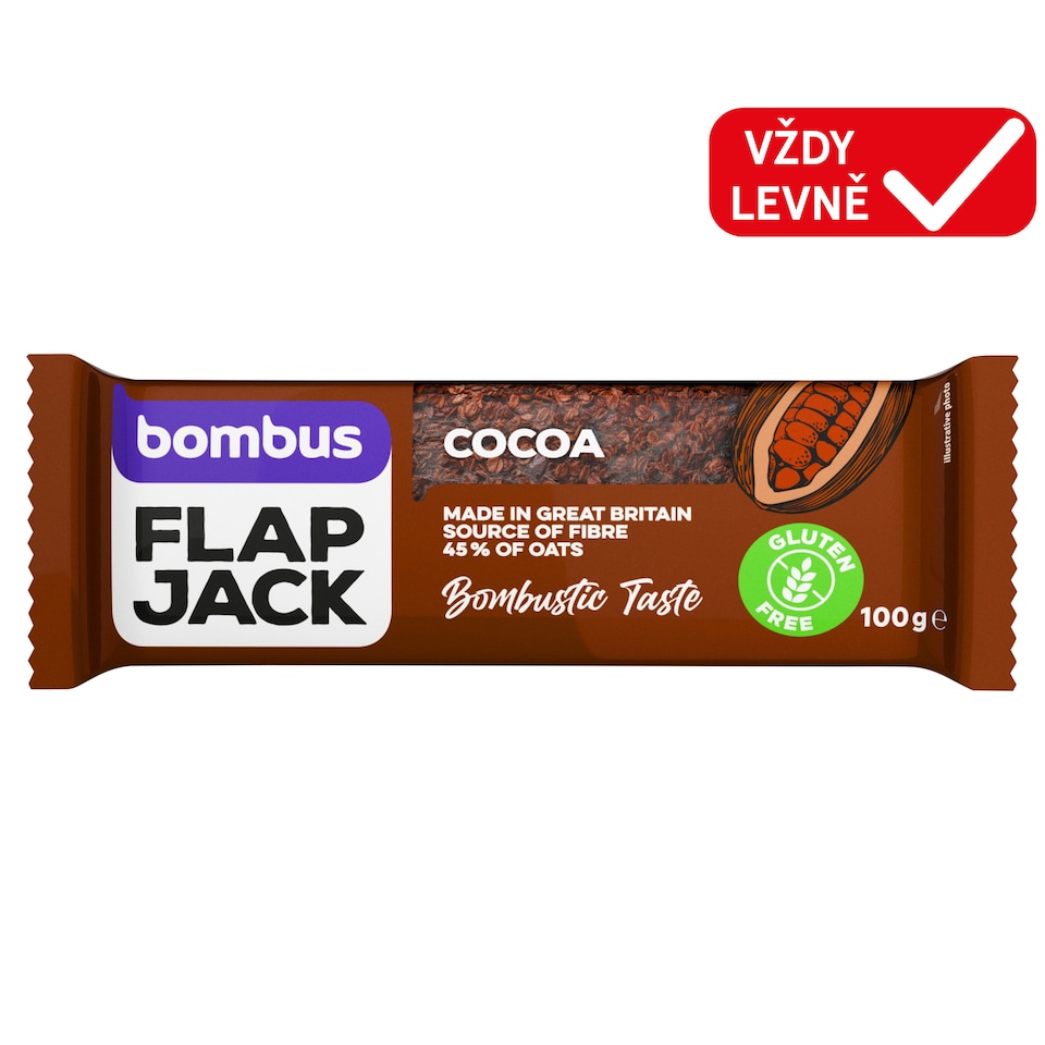Bombus Flapjack Gluten Free Cocoa 100g