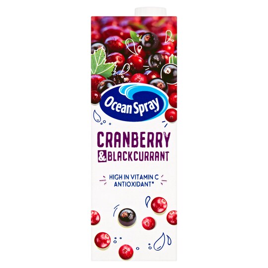 Ocean Spray Cranberry And Blackcurrant Juice Drink 1 Litre Tesco