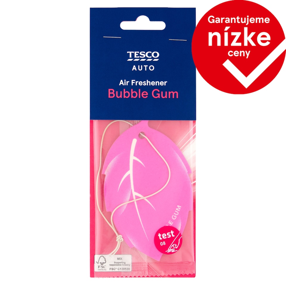 Tesco Auto Osviežovač vzduchu vôňa žuvačka 1 ks