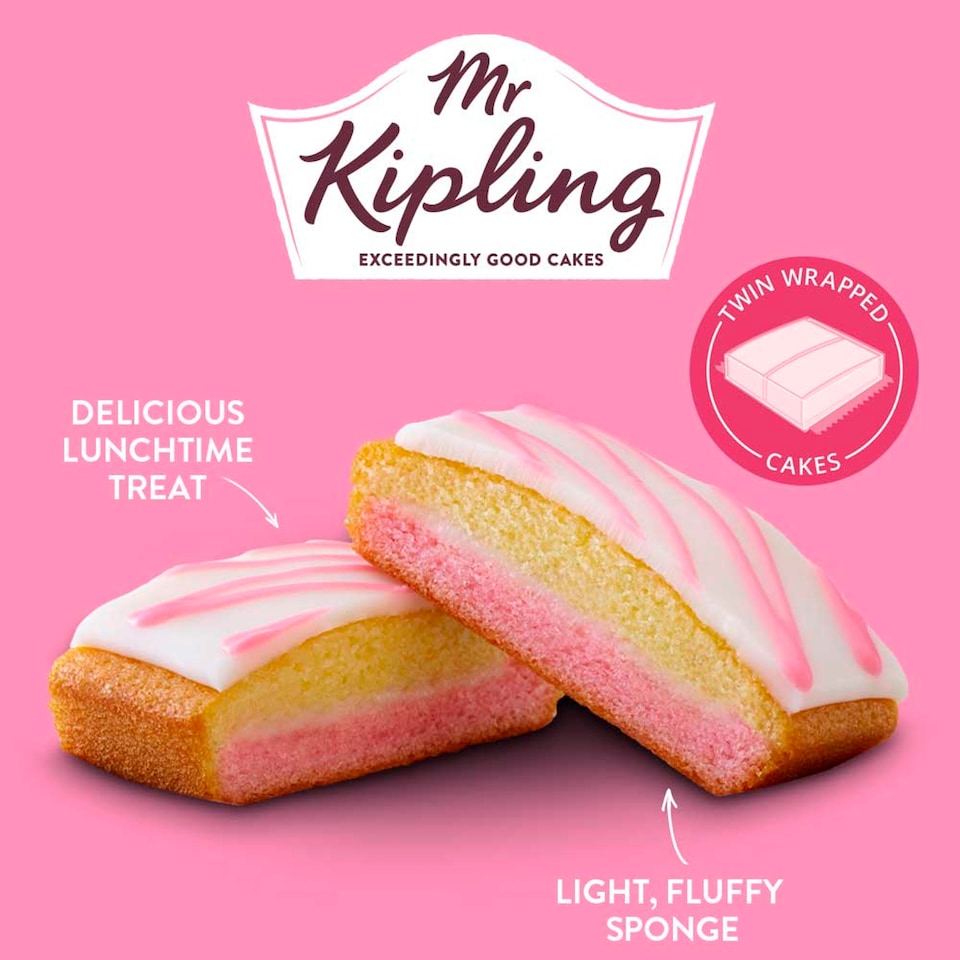 image 1 of Mr Kipling Angel Slices Vanilla Cake 6 Pack