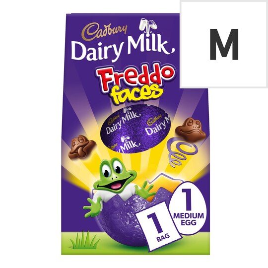 image 1 of Cadbury Dairy Milk Freddo Faces Medium Easter Egg 122G