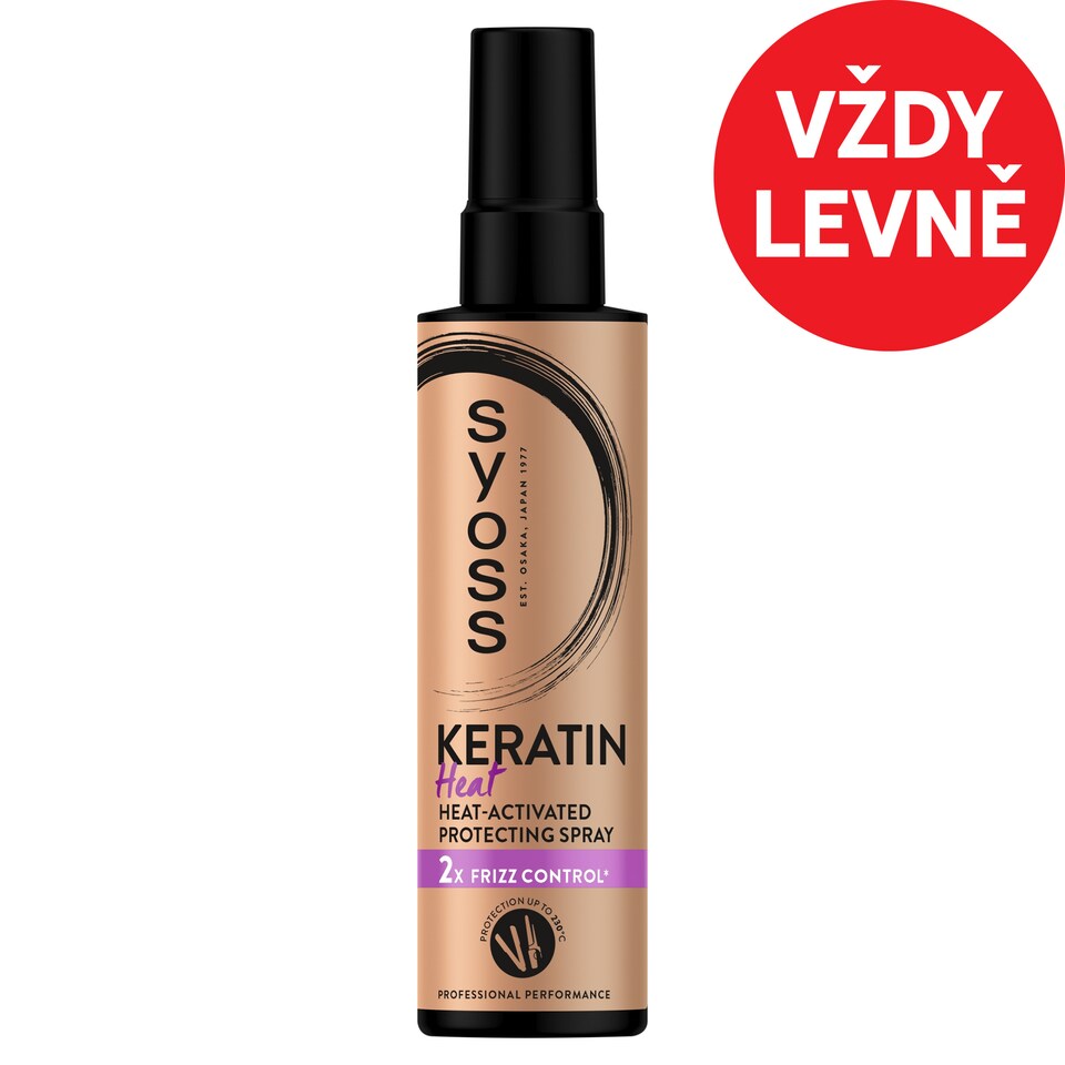 Obrázek 1 pro produkt Syoss Keratin Heat sprej pro tepelnou ochranu vlasů 200ml