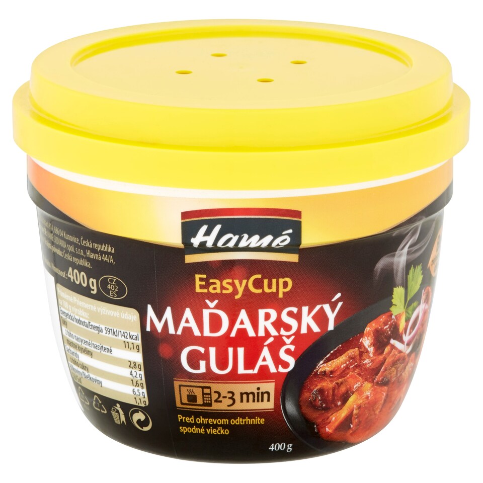 Hamé EasyCup Maďarský guláš 400 g