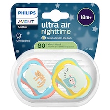 Philips Avent Ultra Air Night Time Soother 18m+ 2 pack