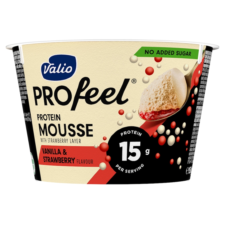 Valio PROfeel Protein Strawberry & Vanilla Mousse 150g