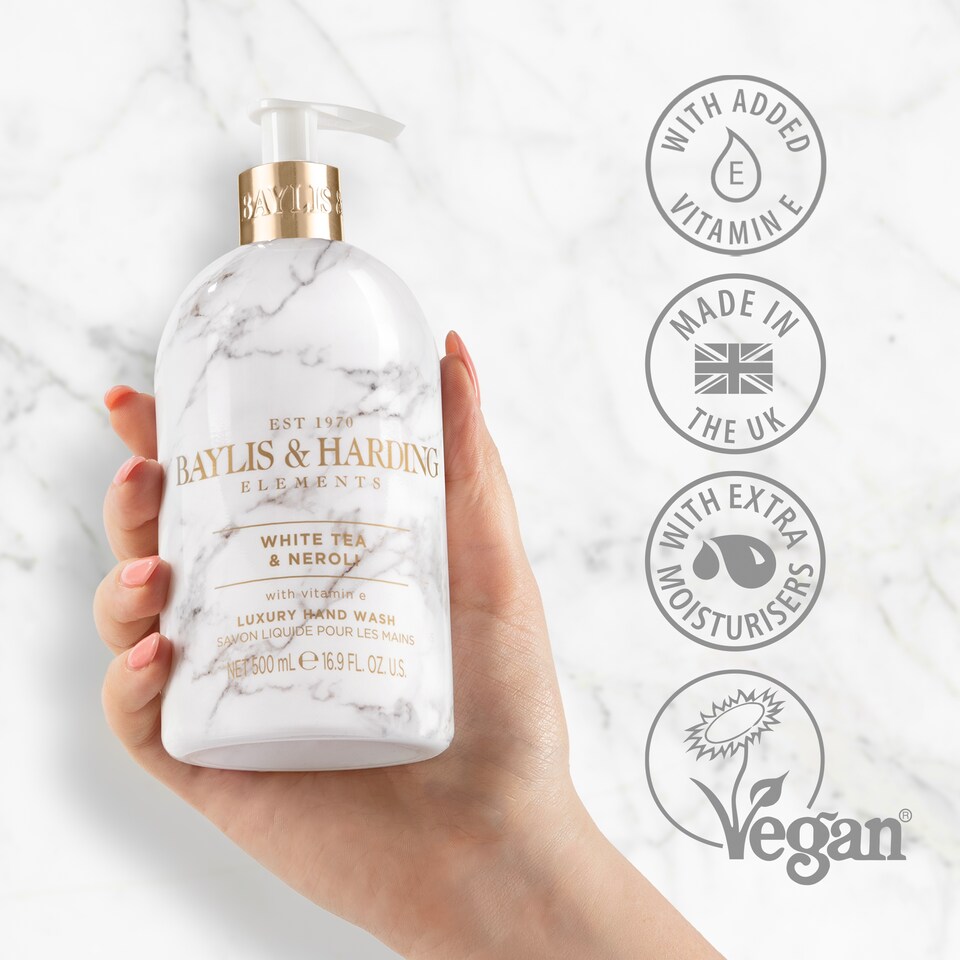 image 1 of Baylis & Harding White Tea & Neroli Hand Wash 500Ml