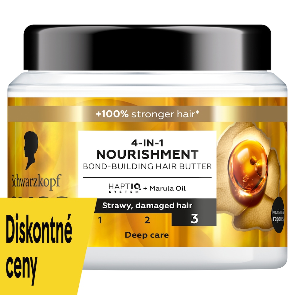 Schwarzkopf Gliss 4 in 1 Nourishment Bond-Building Hair Mask 400 ml