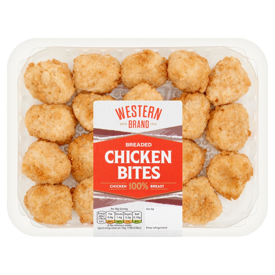Western Brand Breaded Chicken Bites 300G