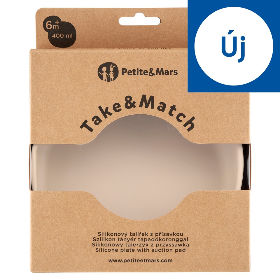 Petite&Mars Take&Match szilikon tányér tapadókoronggal