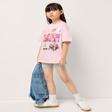 K-Pop Demon Hunters 2-Piece T-Shirt and Shorts Set in Pink