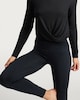 image 1 of F&F Active Long Sleeved Cross Over Top in Black