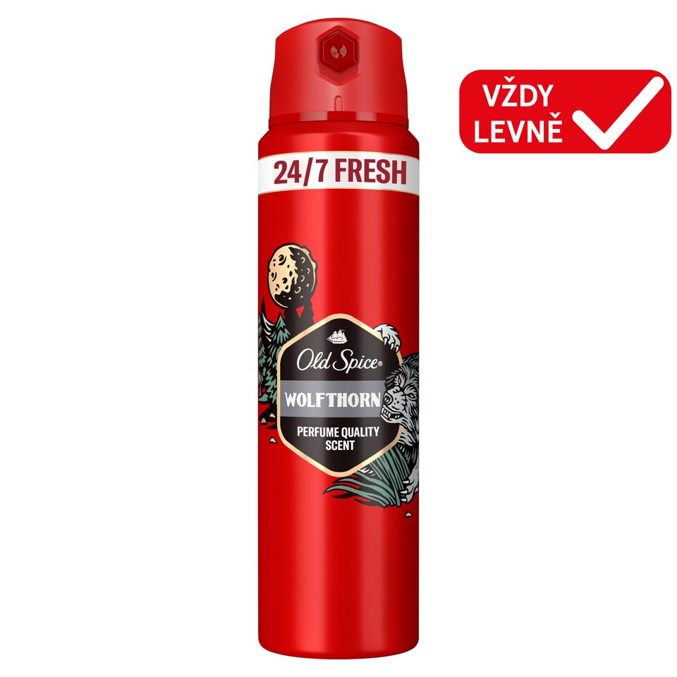 Old Spice Wolfthorn Tělový Deodorant Ve Spreji Pro Muže 150ml