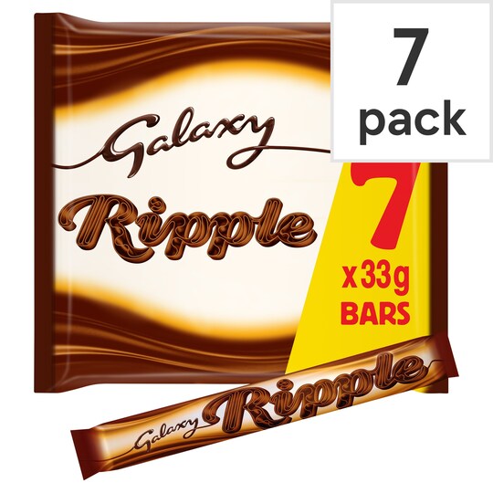 Galaxy Ripple 7 Pack 231G Tesco Groceries