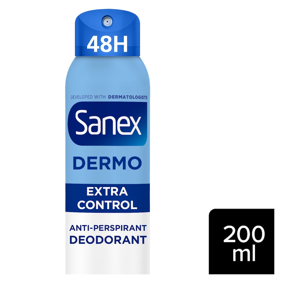 image 1 of Sanex Dermo Extra Control 48 Hr Antiperspirant Deodorant 200ml