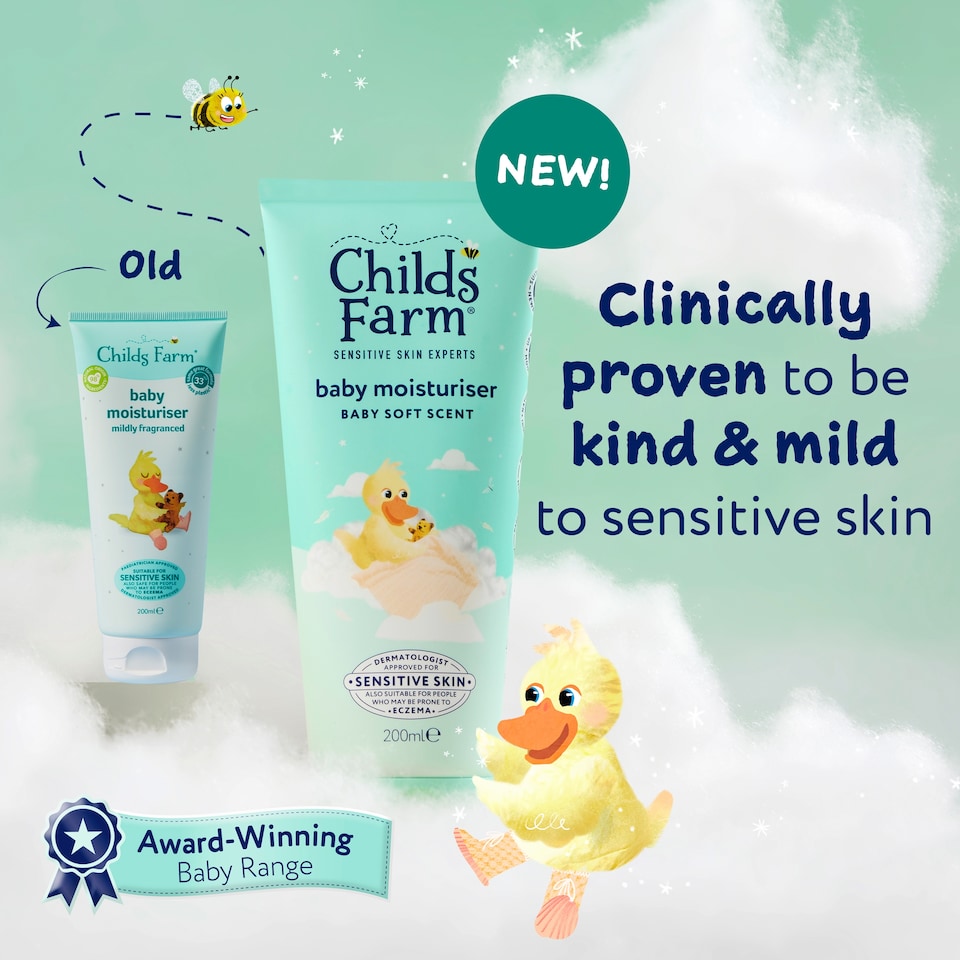 image 1 of Childs Farm Baby Moisturiser Mildly Fragranced 200ml