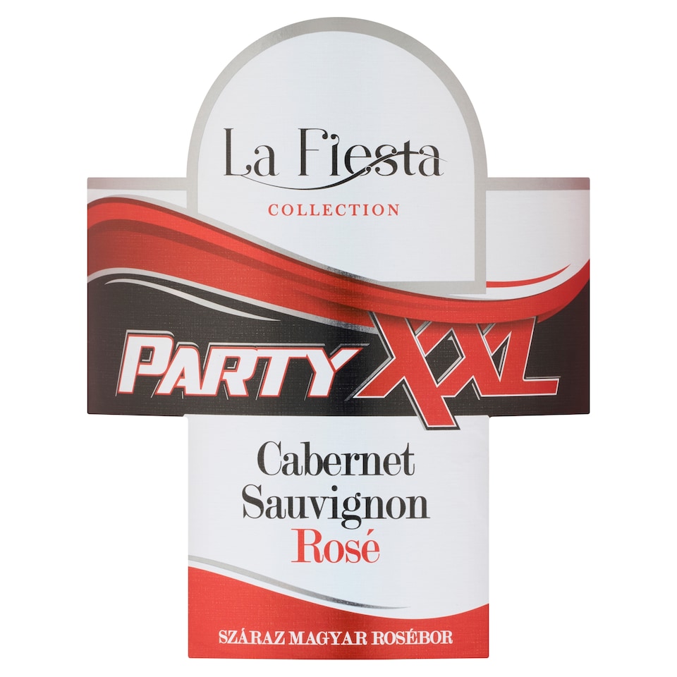 La Fiesta Party XXL Duna-Tisza közi Cabernet Sauvignon Rosé száraz magyar rosébor 11,5% 1,5 l  1. kép