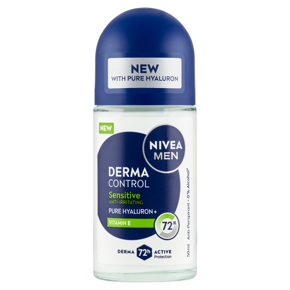 Obrázek 1 pro produkt Nivea Men Derma Control Sensitive Kuličkový antiperspirant 50ml