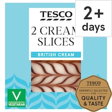 Tesco 2 Cream Slices
