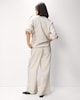 image 3 of F&F Polka Dot Wide Leg Trousers in Cream