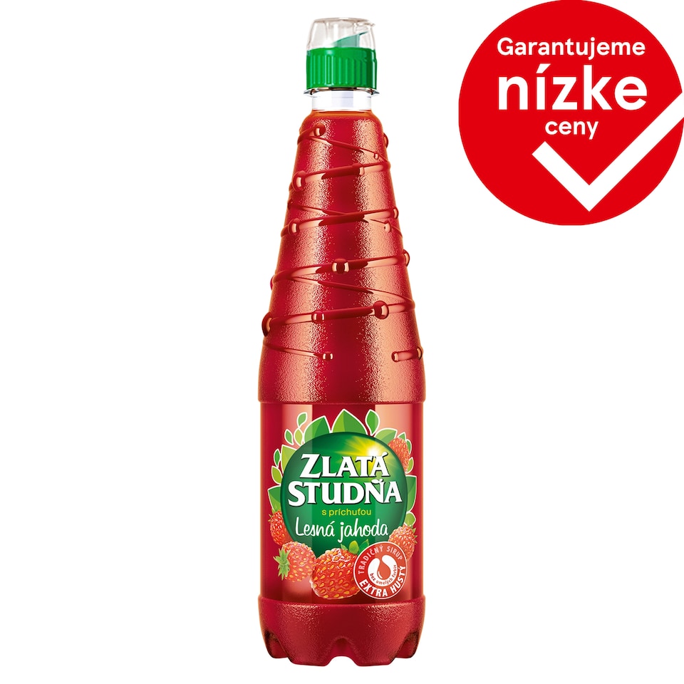 Zlatá Studňa Sirup s príchuťou lesná jahoda 0,7 l