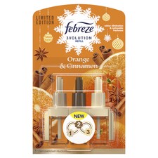 Diffuseur Parfum Febreze 3Volution - 4 Kits + 4 Recharges Jasmine Blanc