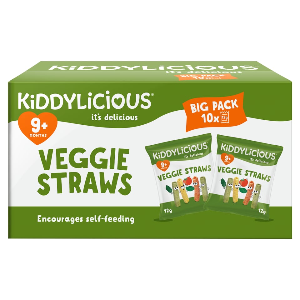 image 1 of Kiddylicious Veggie Straws 10X12g
