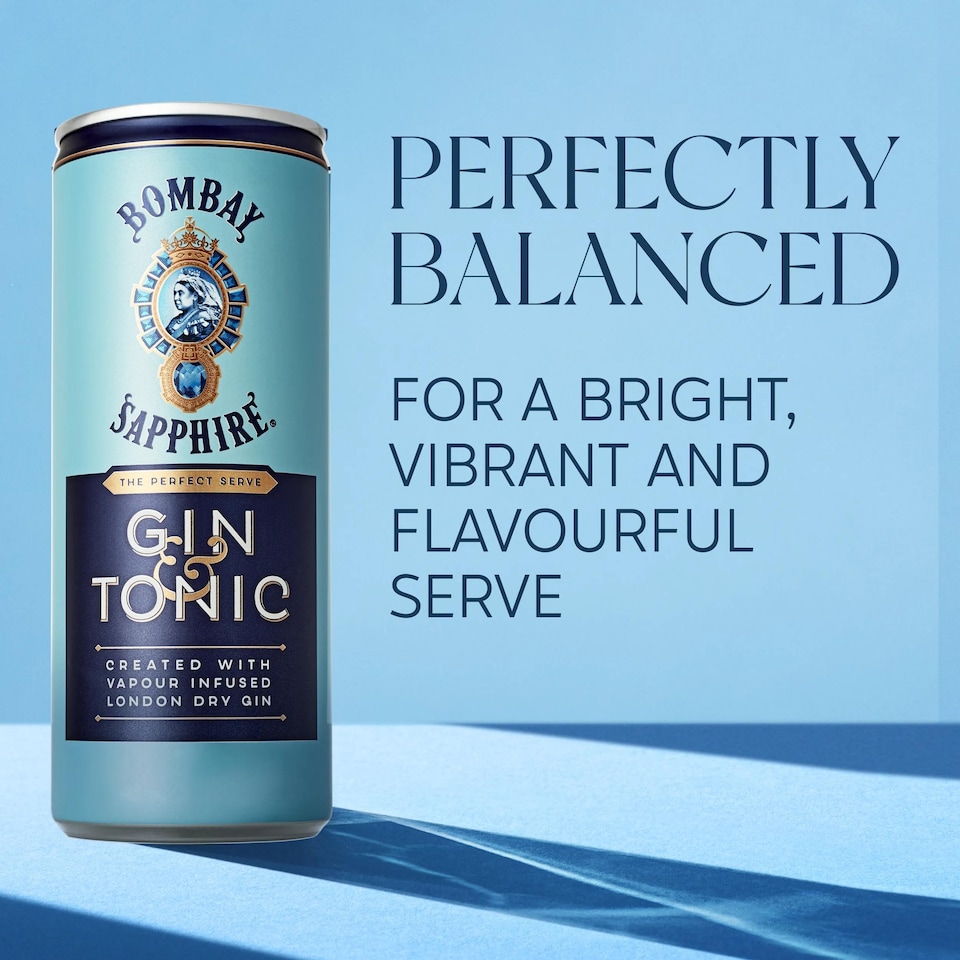 image 1 of Bombay Sapphire Gin & Tonic Ready To Drink 250ml