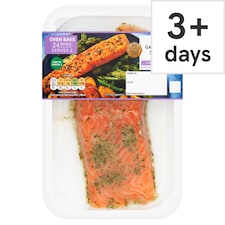 Tesco 2 Garlic & Herb Infused Salmon Fillets 230G
