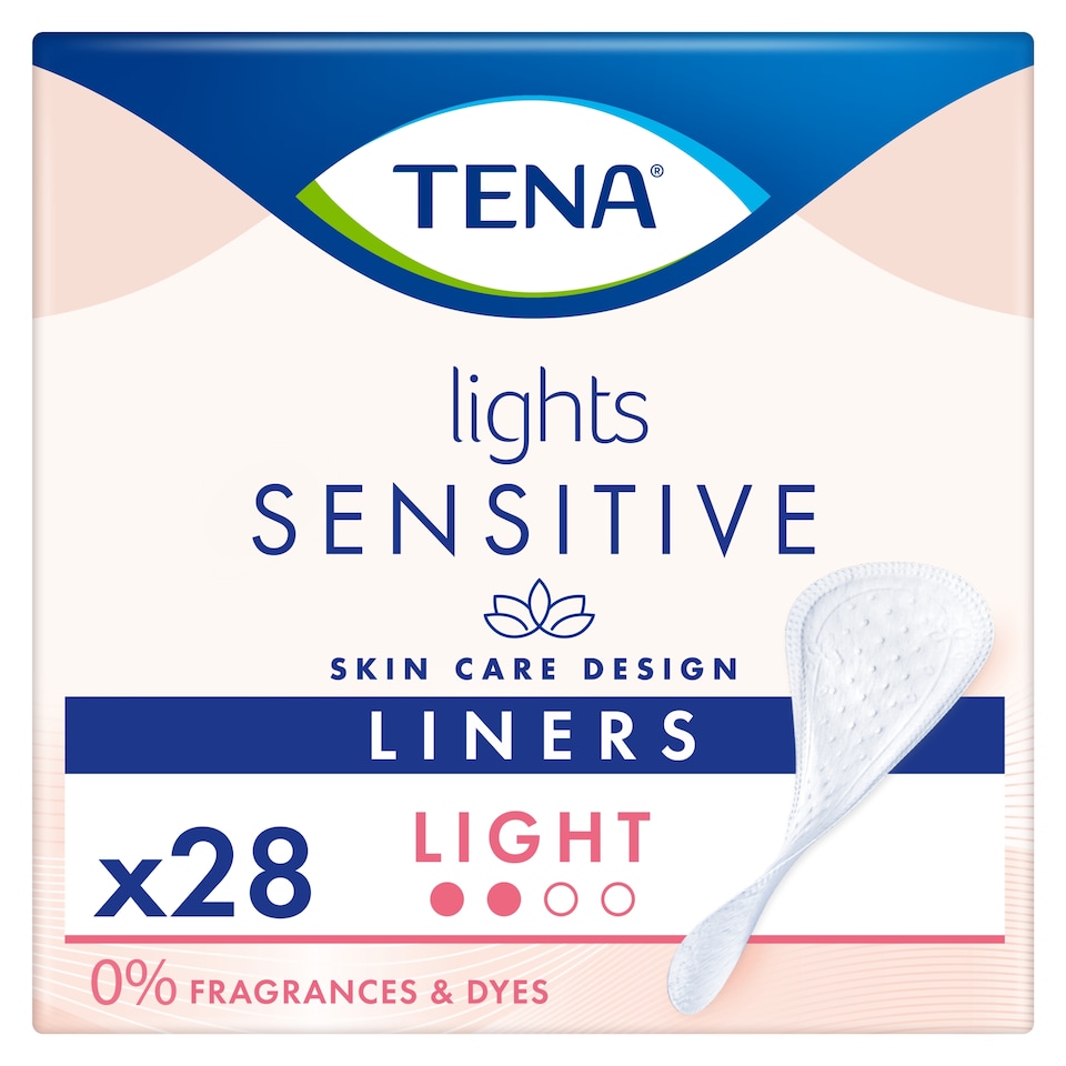 image 1 of TENA Lights Light Incontinence Liners 28 pack