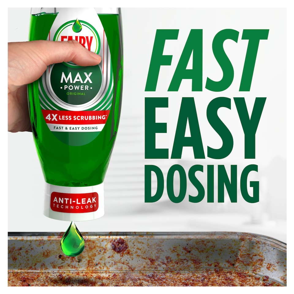 image 1 of Fairy Max Power Original Washing Up Liquid 730ml