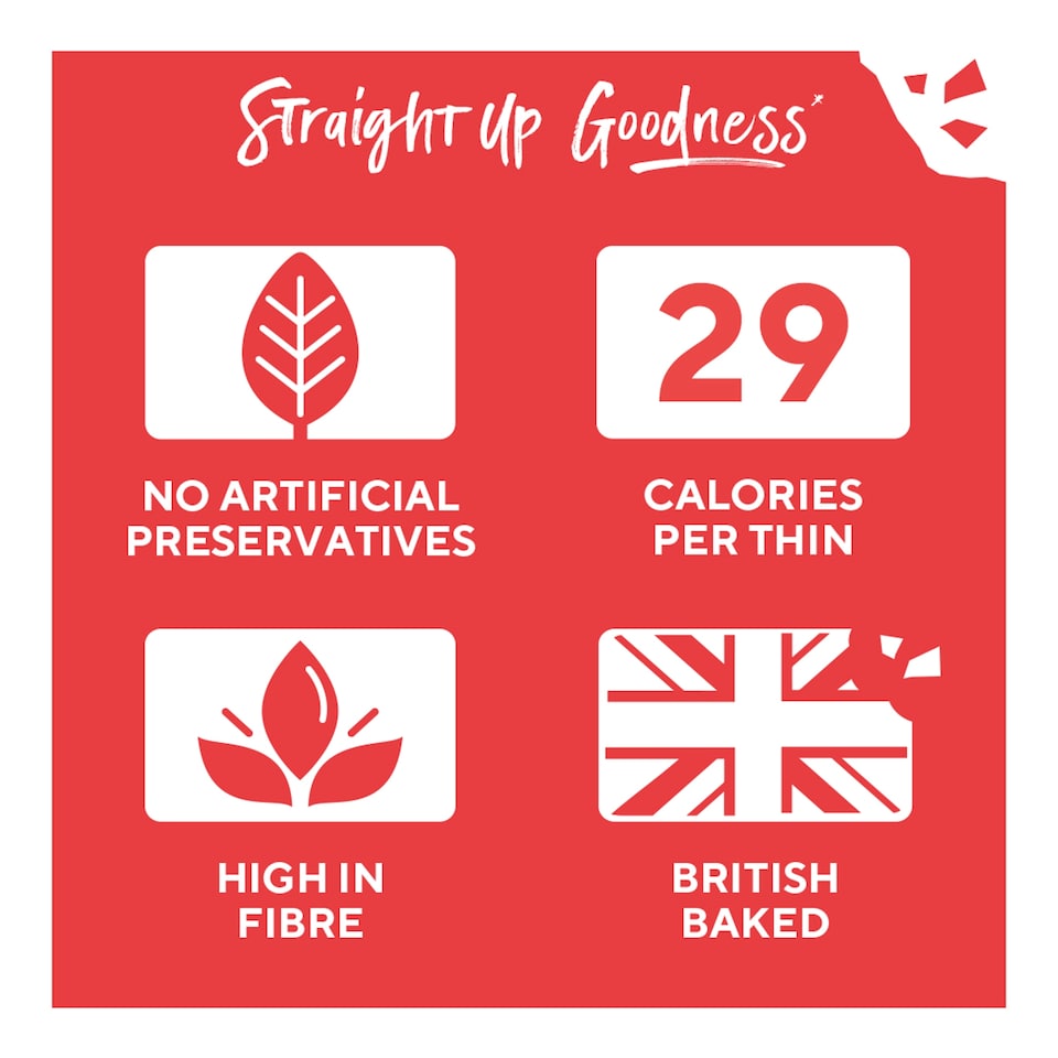image 1 of Ryvita Thins Sweet Chilli 125G