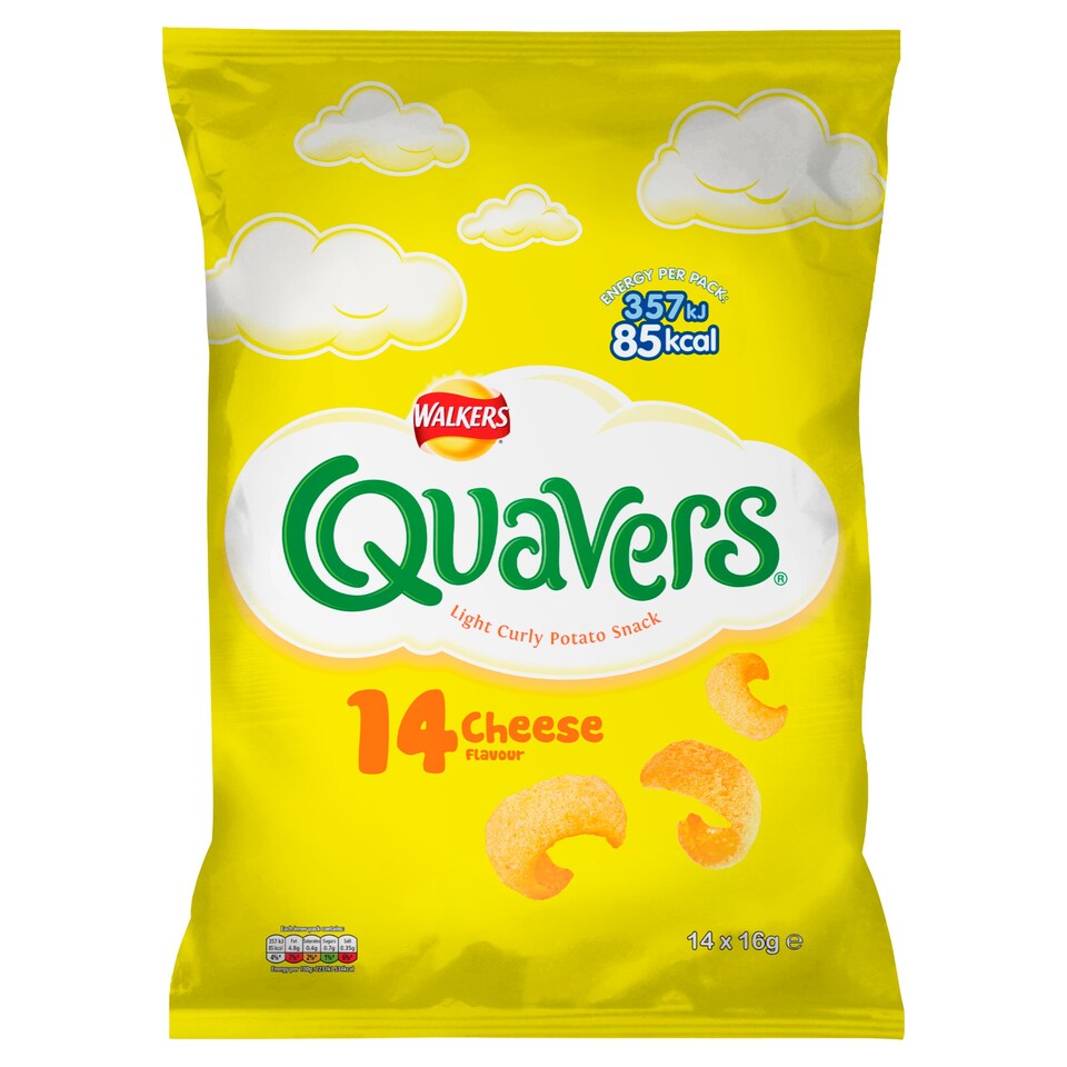 Walkers Quavers Cheese 14x16.4g