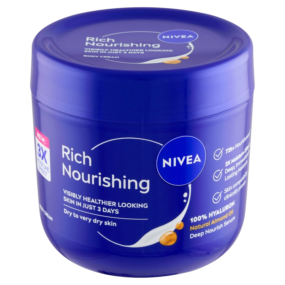 Obrázek 1 pro produkt Nivea Rich Nourishing tělový krém 400ml