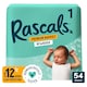 image 1 of Rascals Premium Nappies, Size 1 | 54 Pack 