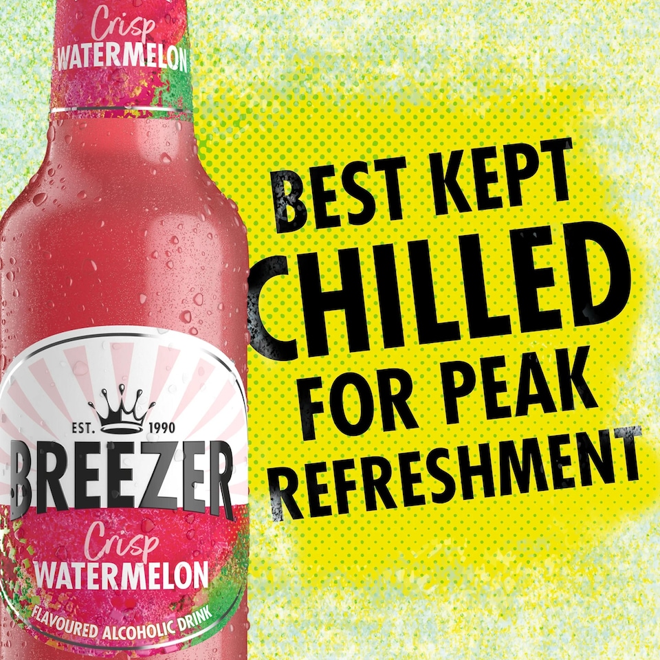 image 1 of Breezer Crisp Watermelon 275ml