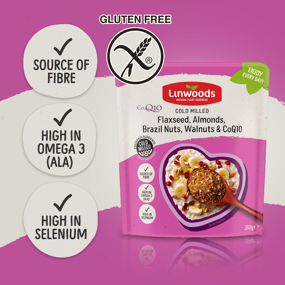 image 1 of Linwoods Milled Flax, Nuts & Q10 360G