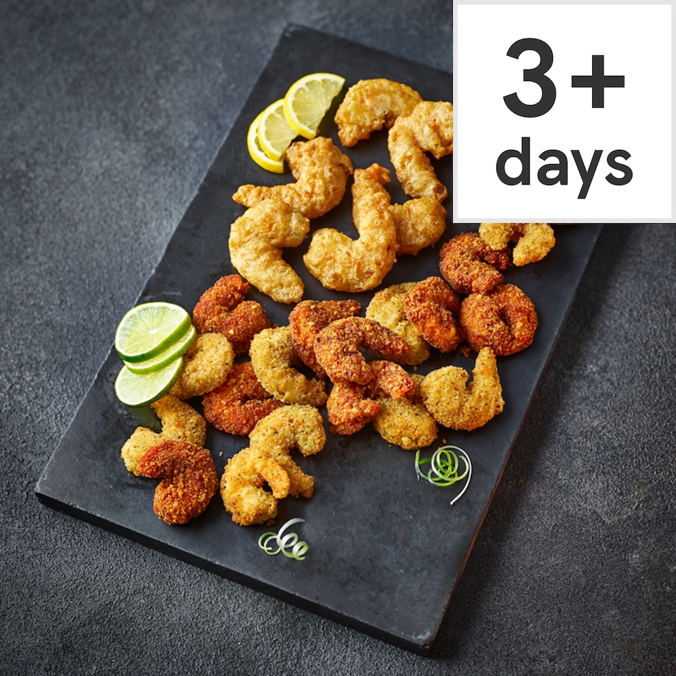 103. Tesco Finest Coated King Prawn Selection 550g (Serves 4)