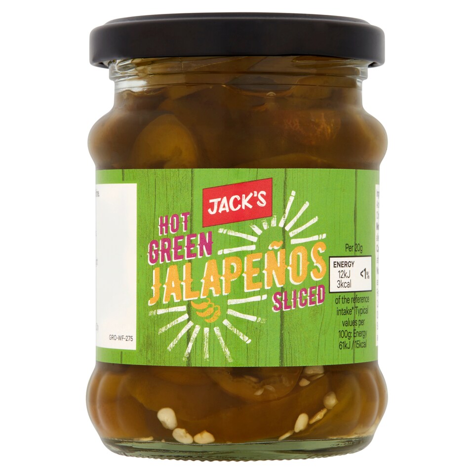 Jack's Hot Green Jalapenos Sliced 220G