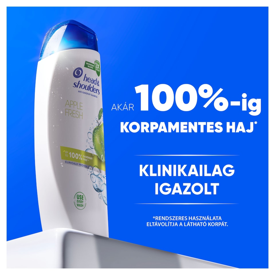 image 1 of Head & Shoulders Apple Fresh Anti Dandruff Shampoo 250ml for Daily Use. For Any Hair Type