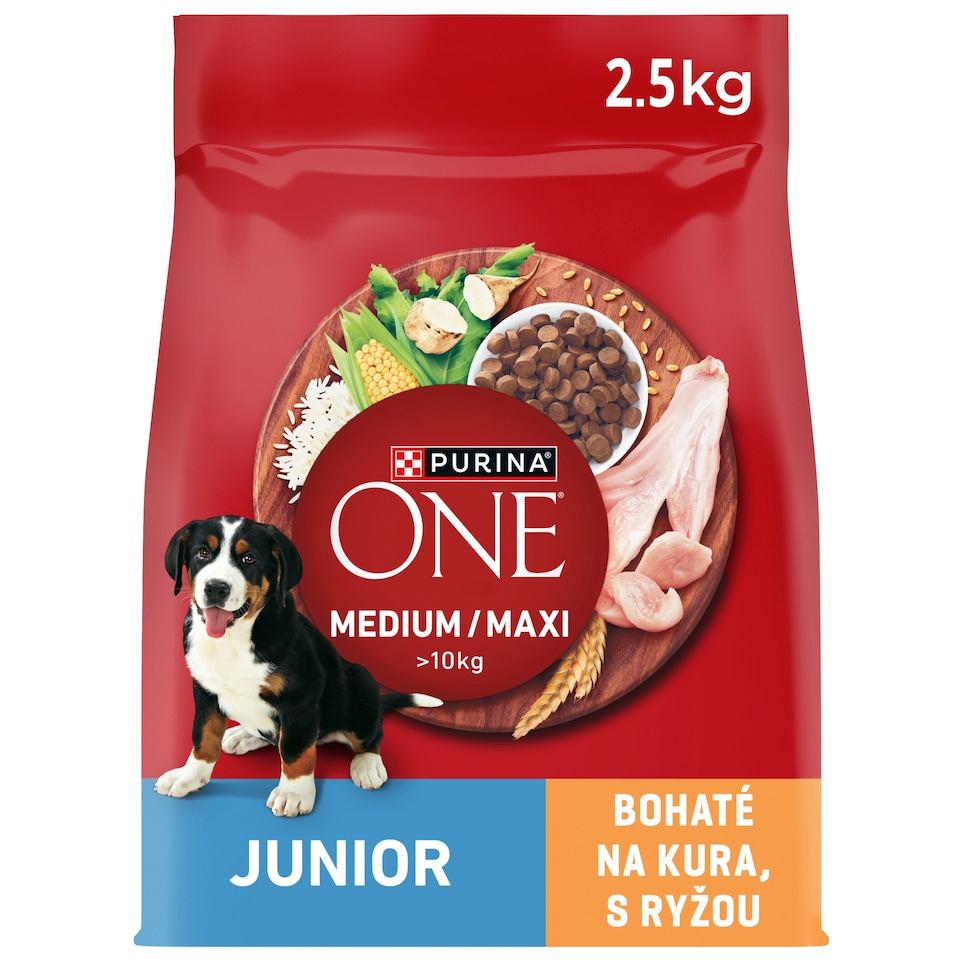 image 1 of Purina ONE Medium/Maxi Junior Puppy Food Chicken 2.5 kg