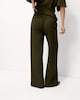 image 4 of F&F Textured Wide Leg Trousers in Olive