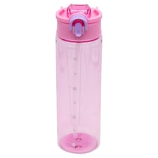 Tesco Pink and Lilac Plastic Sipper Water Bottle 750ml