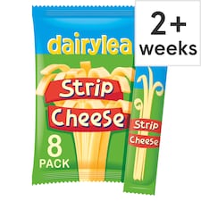 Dairylea Strip Cheese 8 Pack 168G