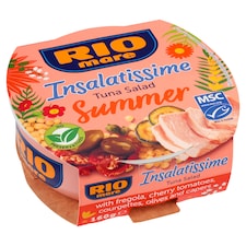 Rio Mare Insalatissime Tuna Salad with Fregola, Cherry Tomatoes, Courgettes, Olives and Capers 160g