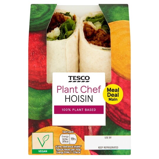 Tesco Plant Chef Hoisin Wrap Tesco Groceries